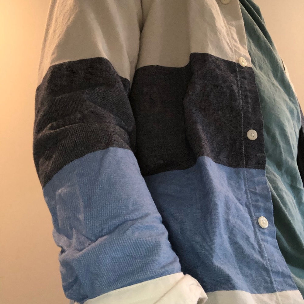 men’s striped button down - Picture 2 of 4